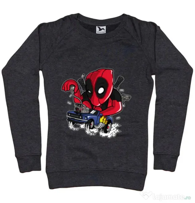 Bluza ADLER dama Deadrace Negru melanj