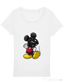 Tricou STANLEY STELLA dama Darkmouse Alb