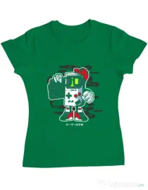 Tricou ADLER dama Game Kid Verde mediu