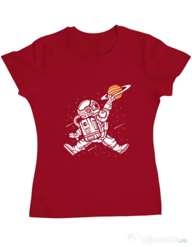 Tricou ADLER dama Space Jump Rosu