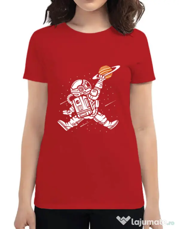 Tricou ADLER dama Space Jump Rosu