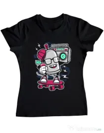 Tricou ADLER dama Street Bomber Negru