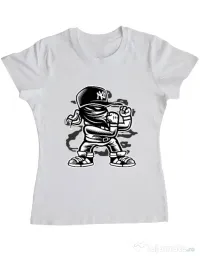 Tricou ADLER dama Fighter Alb