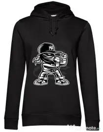 Hoodie dama cu gluga Fighter Negru