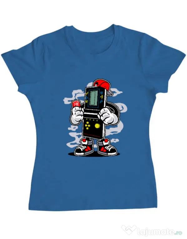 Tricou ADLER dama Brick Gamers Albastru azuriu
