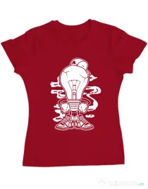 Tricou ADLER dama Light Boy Rosu