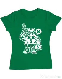 Tricou ADLER dama Money Takers Verde mediu