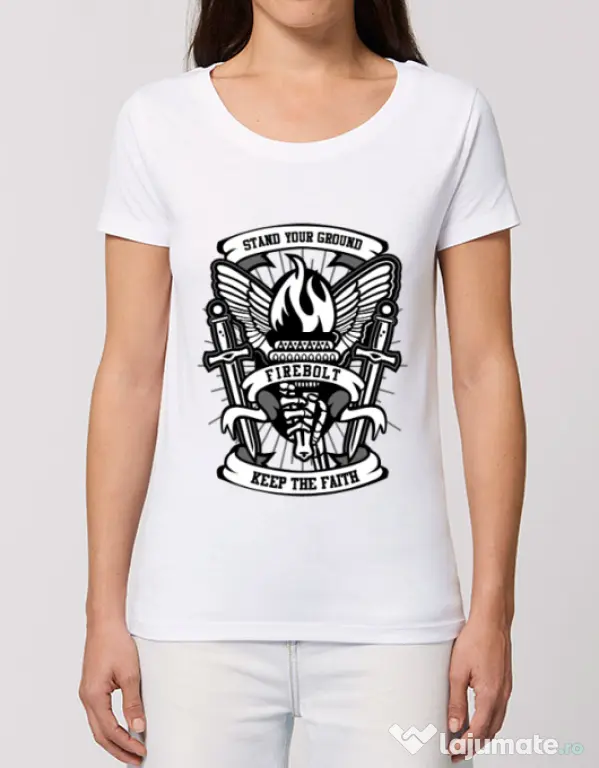 Tricou STANLEY STELLA dama Torch Alb