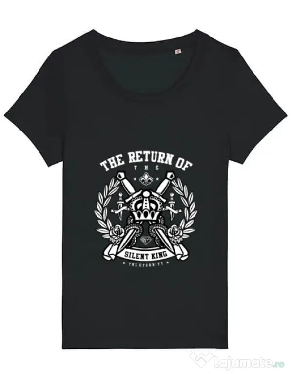 Tricou STANLEY STELLA dama Crown Negru