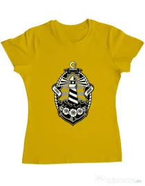 Tricou ADLER dama Lighthouse Galben
