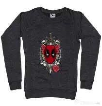 Bluza ADLER dama Hard To Kill Negru melanj