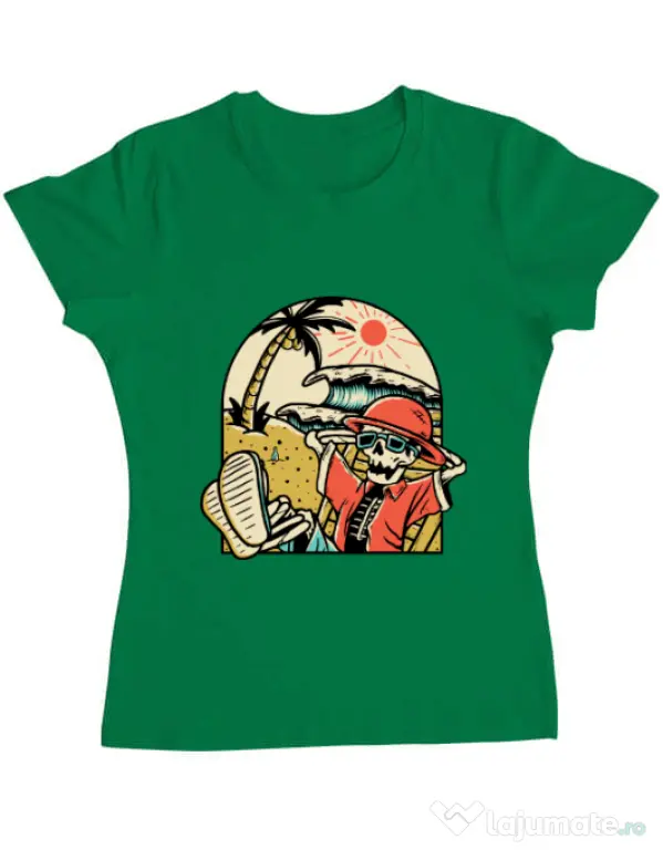 Tricou ADLER dama Have a Break Verde mediu