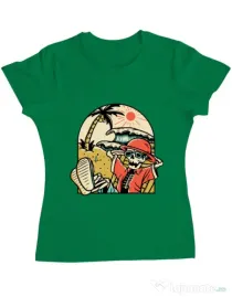 Tricou ADLER dama Have a Break Verde mediu