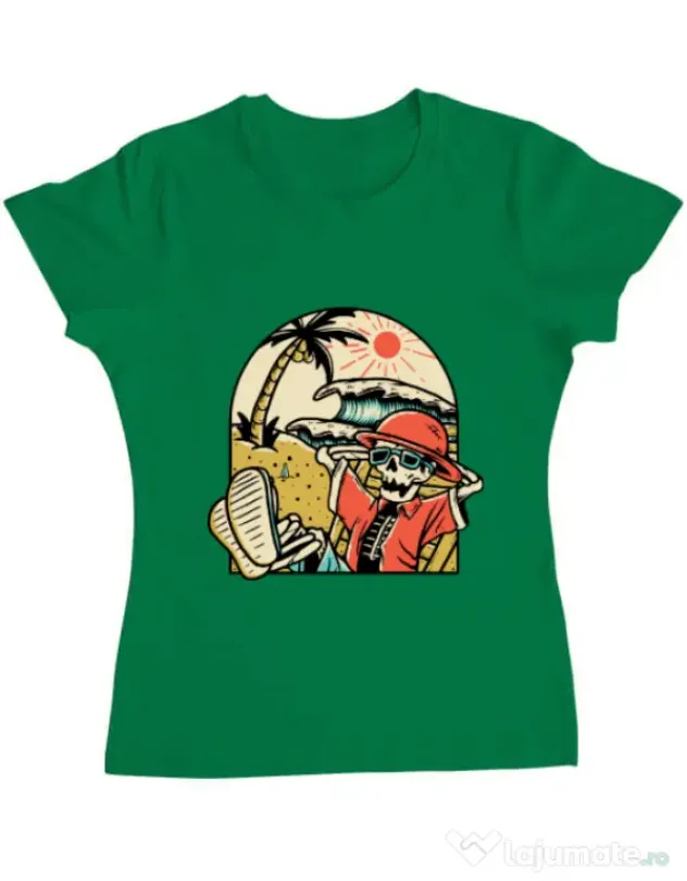 Tricou ADLER dama Have a Break Verde mediu