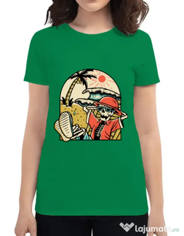 Tricou ADLER dama Have a Break Verde mediu