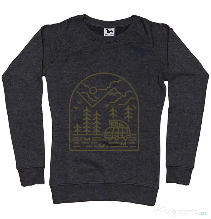 Bluza ADLER dama Into the Mountain Negru melanj