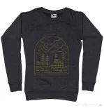 Bluza ADLER dama Into the Mountain Negru melanj