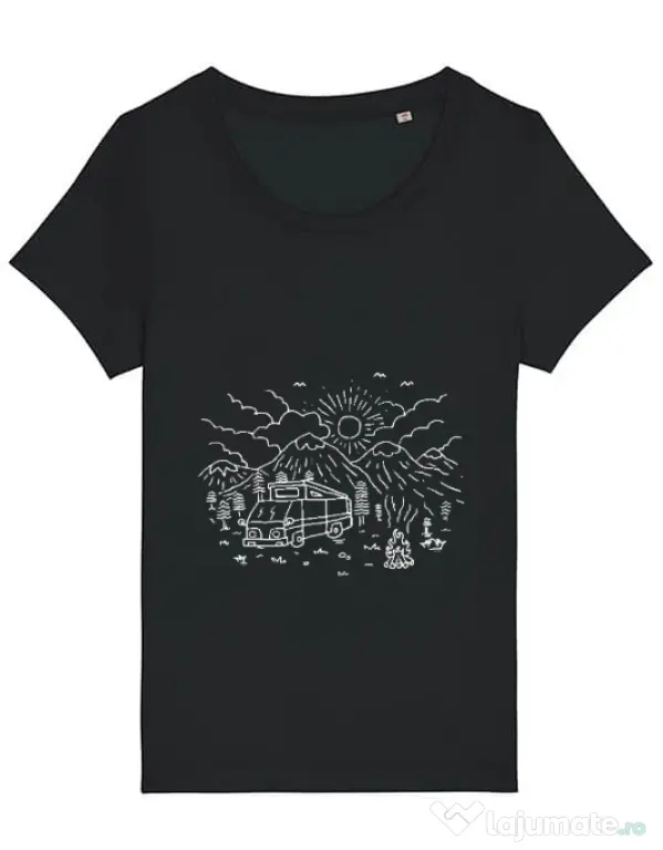 Tricou STANLEY STELLA dama Wander Negru
