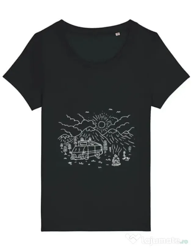 Tricou STANLEY STELLA dama Wander Negru