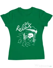 Tricou ADLER dama Relax Verde mediu