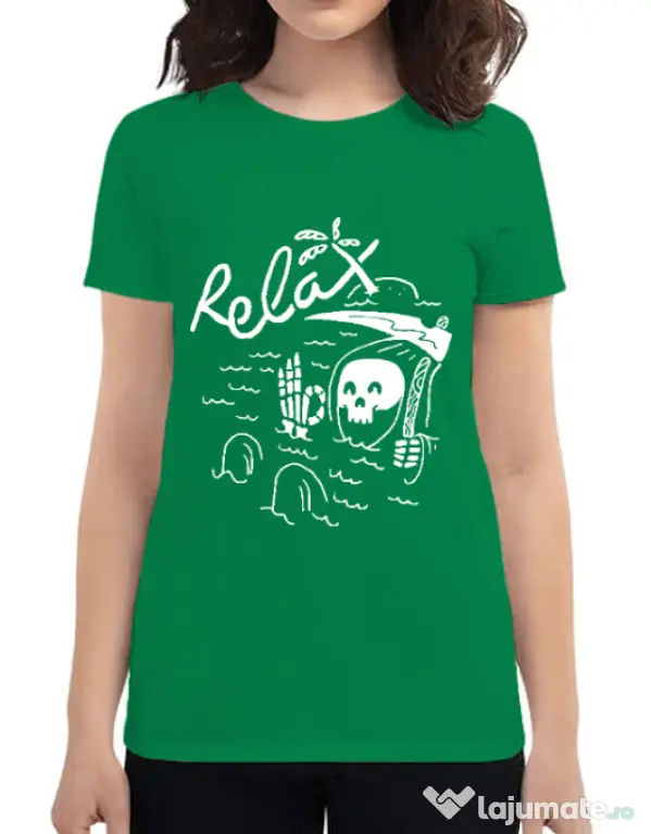 Tricou ADLER dama Relax Verde mediu