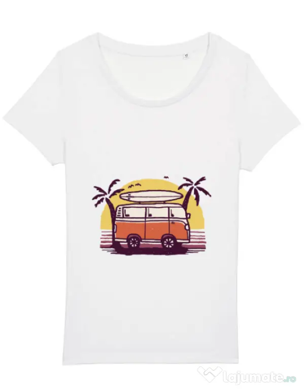 Tricou STANLEY STELLA dama Sunset Van Alb