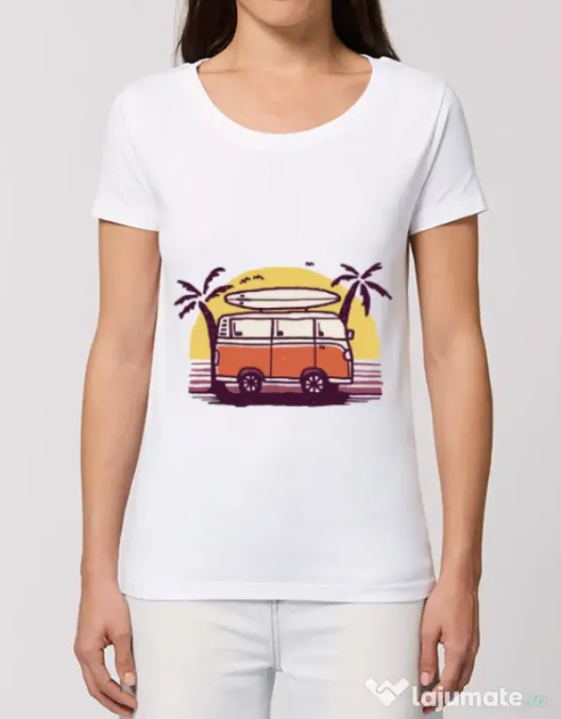 Tricou STANLEY STELLA dama Sunset Van Alb