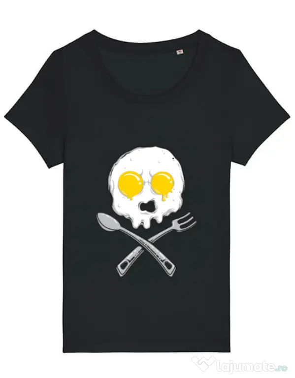 Tricou STANLEY STELLA dama Eggskull Negru