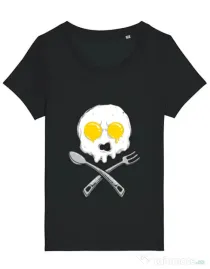 Tricou STANLEY STELLA dama Eggskull Negru