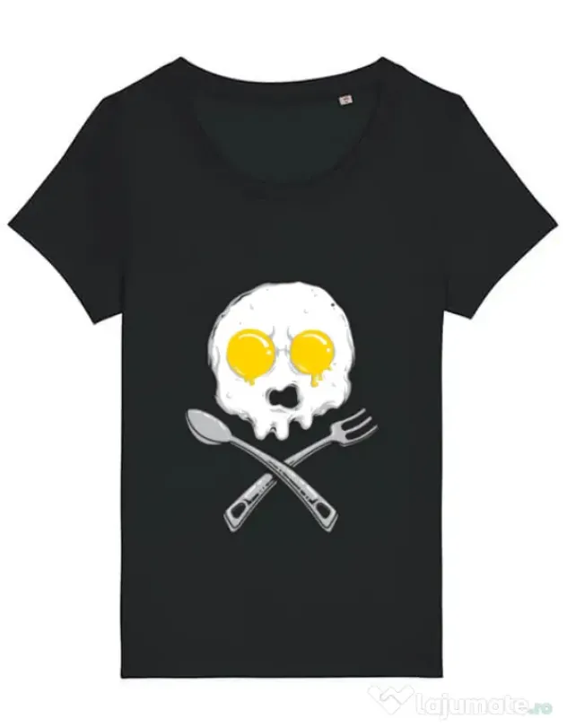 Tricou STANLEY STELLA dama Eggskull Negru