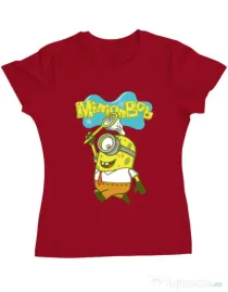 Tricou ADLER dama MinionBob Rosu
