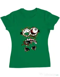 Tricou ADLER dama Zombienion Verde mediu
