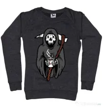 Bluza ADLER dama Coffee Reaper Negru melanj