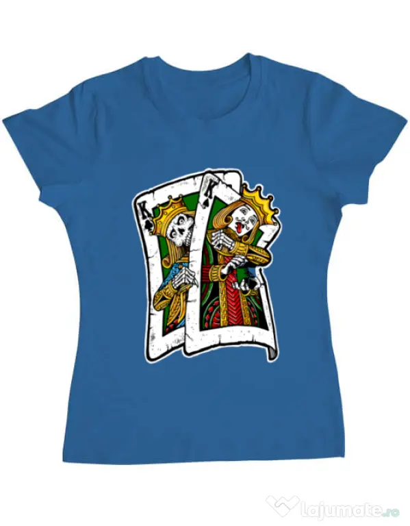 Tricou ADLER dama CARD Albastru azuriu
