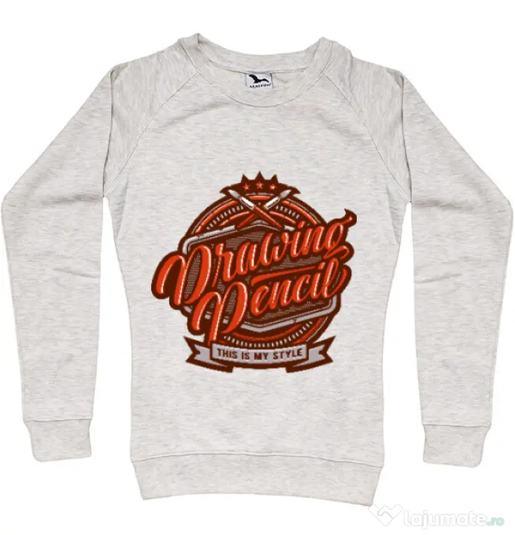 Bluza ADLER dama Drawing Pencil Migdala melanj