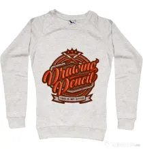 Bluza ADLER dama Drawing Pencil Migdala melanj