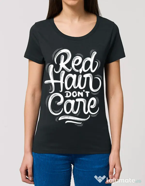 Tricou STANLEY STELLA dama Red Hair Dont Care Negru