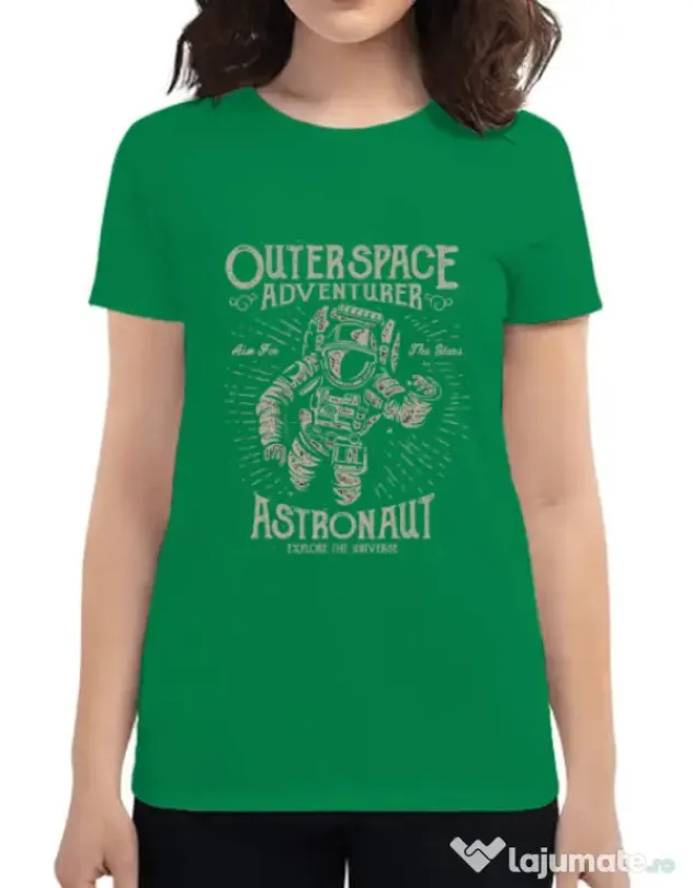 Tricou ADLER dama Astronaut Verde mediu
