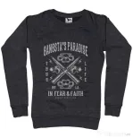 Bluza ADLER dama Gangstas Paradise Negru melanj