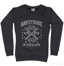 Bluza ADLER dama Gangstas Paradise Negru melanj