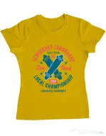 Tricou ADLER dama Legendary Longboard Galben
