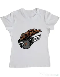 Tricou ADLER dama Coffee First Alb