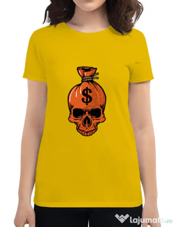 Tricou ADLER dama Sack Galben
