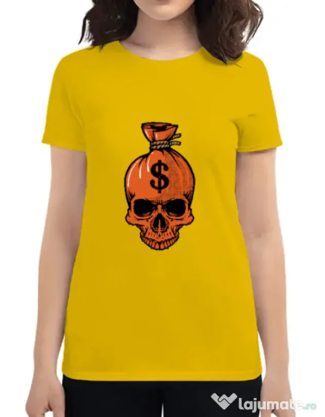 Tricou ADLER dama Sack Galben