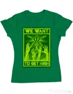 Tricou ADLER dama High zombies Verde mediu