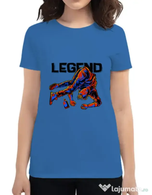 Tricou ADLER dama LEGEND Albastru azuriu