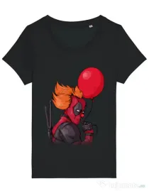 Tricou STANLEY STELLA dama IT is Deadpool Negru