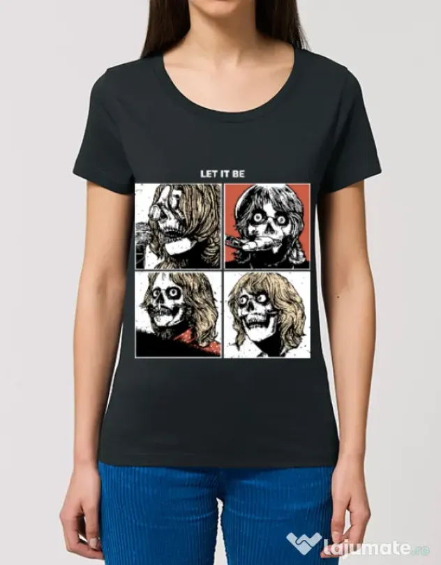 Tricou STANLEY STELLA dama Let it be Negru