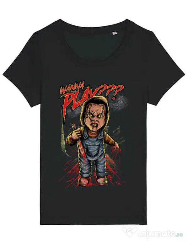 Tricou STANLEY STELLA dama Wanna play Negru
