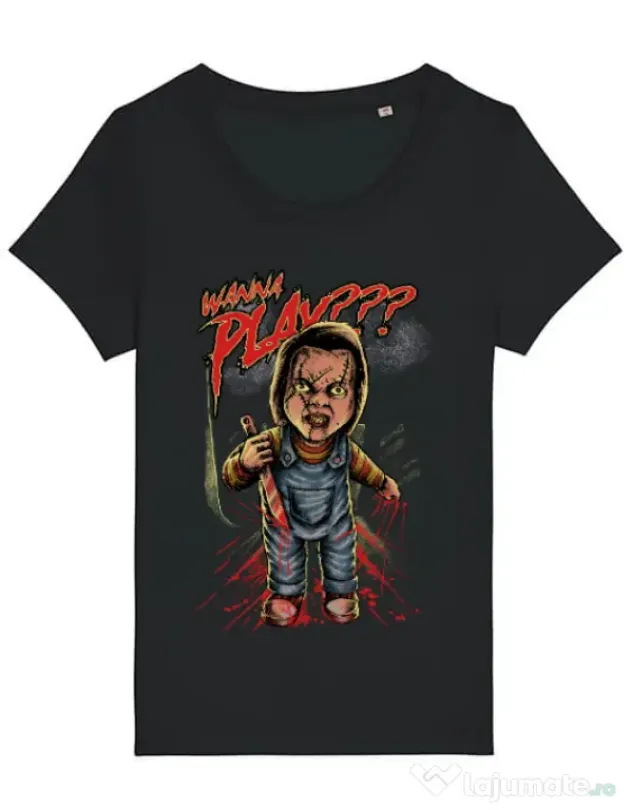 Tricou STANLEY STELLA dama Wanna play Negru